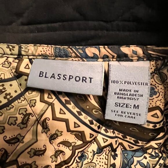 BLASSPORT Fully Lined Medium Weight Jacket / Navy / Size: M - Picture 8 of 9